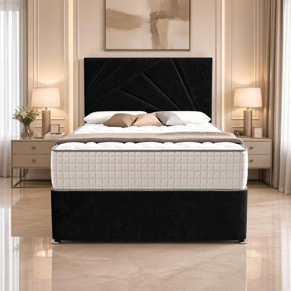 Klawford San Diego Divan Bed - Black