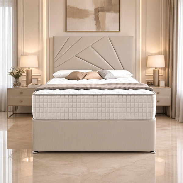 Klawford San Diego Divan Bed - Cream