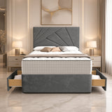 Klawford San Diego Divan Bed - Grey