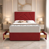 Klawford San Diego Divan Bed - Red