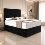 Klawford San Diego Divan Bed - Black