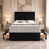 Klawford San Diego Divan Bed - Black