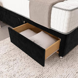 Klawford San Diego Divan Bed - Black
