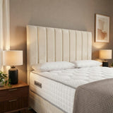 Panel Divan Bed - Cream