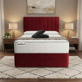 Panel Divan Bed - Red