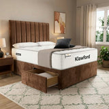 Panel Divan Bed - Brown