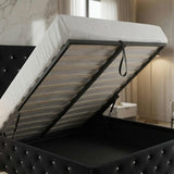Alexander Wing Back Bed - Black