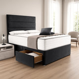 Klawford Athens Divan Bed - Black