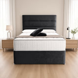 Klawford Athens Divan Bed - Black