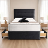 Klawford Athens Divan Bed - Black