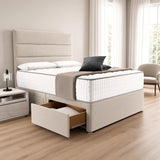 Klawford Athens Divan Bed - Cream