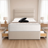 Klawford Athens Divan Bed - Cream