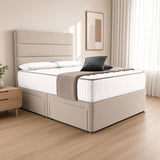 Klawford Athens Divan Bed - Cream
