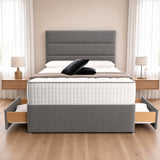 Klawford Athens Divan Bed - Grey