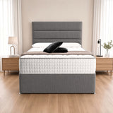 Klawford Athens Divan Bed - Grey