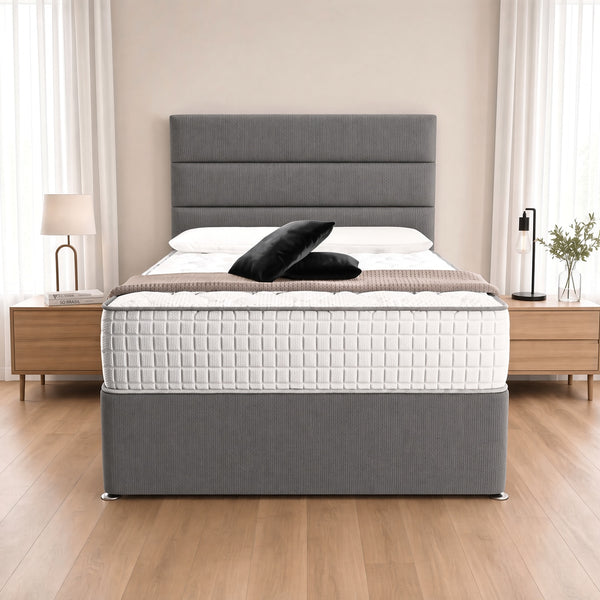 Klawford Athens Divan Bed - Grey