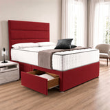 Klawford Athens Divan Bed - Red