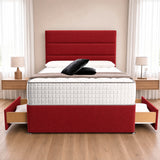 Klawford Athens Divan Bed - Red