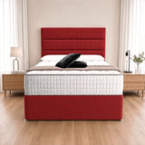 Klawford Athens Divan Bed - Red