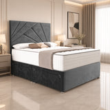 Klawford San Diego Divan Bed - Grey