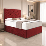 Klawford San Diego Divan Bed - Red